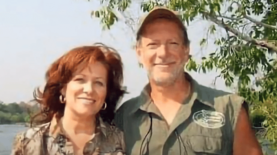 Lawrence Rudolph e a mulher Bianca, morta em 2016 com tiro no peito; ele foi condenado na segunda (1) por assassiná-la - Reprodução/Youtube/CBS