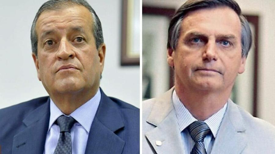 Valdemar Costa Neto, presidente do PL, e Jair Bolsonaro - Reprodução