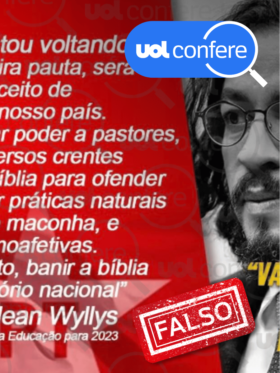 Jean Wyllys não disse que pretende banir a bíblia do Brasil
