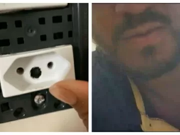 Vídeo mostra empresário arrumando câmera que filmou adolescente em banheiro