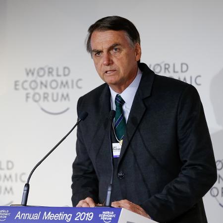 Em janeiro, o presidente Jair Bolsonaro esteve no Fórum Econômico Mundial, em Davos, na Suíça - Alan Santos/PR