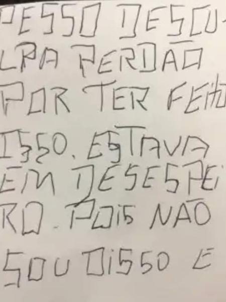 bilhete PR - Reprodução/Facebook - Reprodução/Facebook