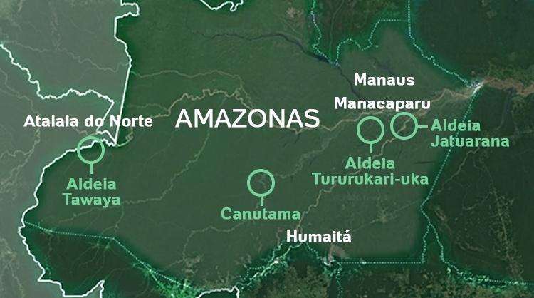 amazonas - Arte/UOL - Arte/UOL