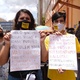 Protesto em faculdade da zona oeste de São Paulo contra a realização do Enem durante a pandemia do coronavírus - André Porto/UOL