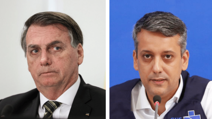 Presidente Jair Bolsonaro e Roberto Ferreira Dias - Marcos Corrêa / Presidência e reprodução de vídeo