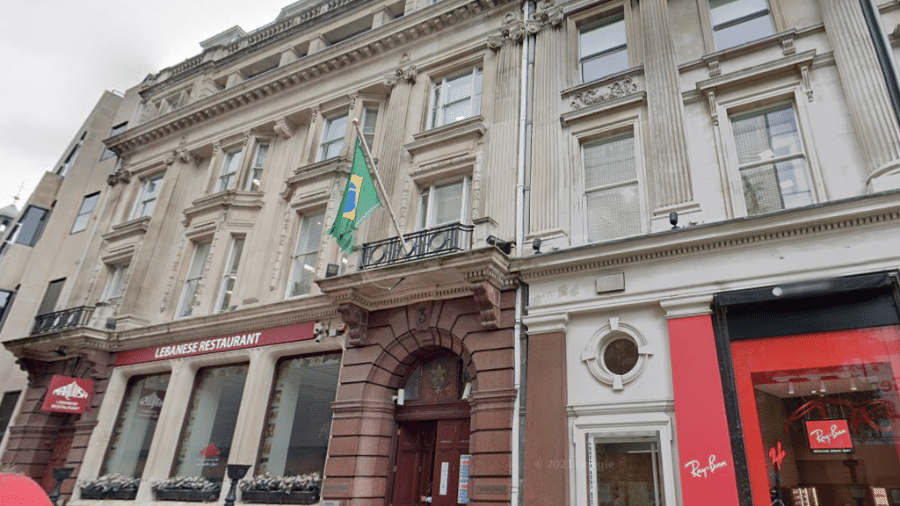 Prédio do Consulado do Brasil em Londres; clube de "striptease" pode ser instalado no térreo e subsolo - Reprodução/Google Maps