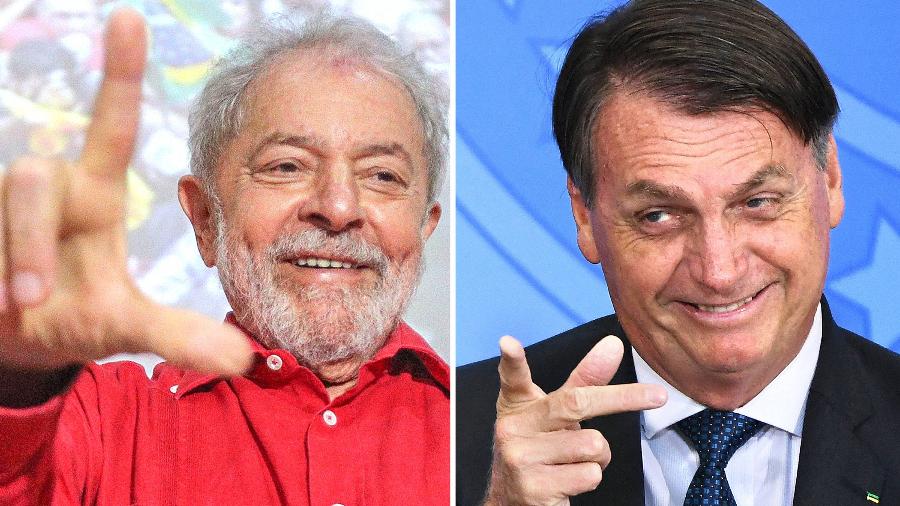 Candidatos Lula (PT) e Bolsonaro (PL) disputam o segundo turno das eleições à Presidência em 30 de outubro - Lula e Bolsonaro