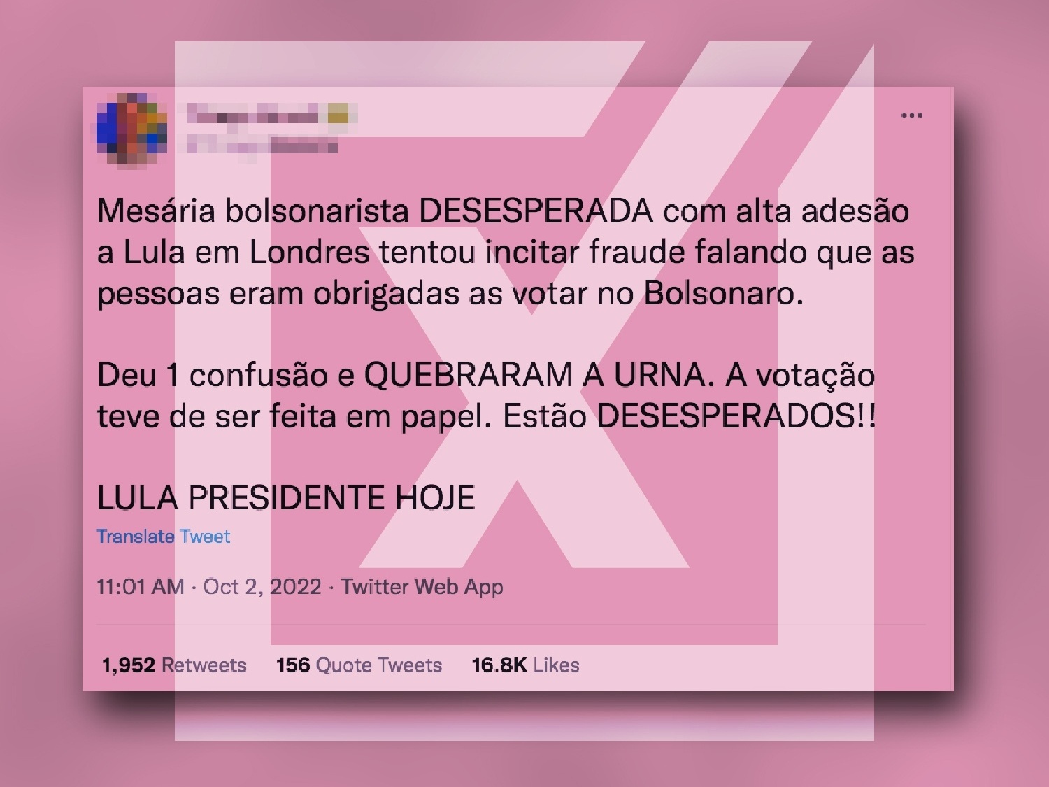 É enganoso post que diz que evento de lançamento da candidatura de