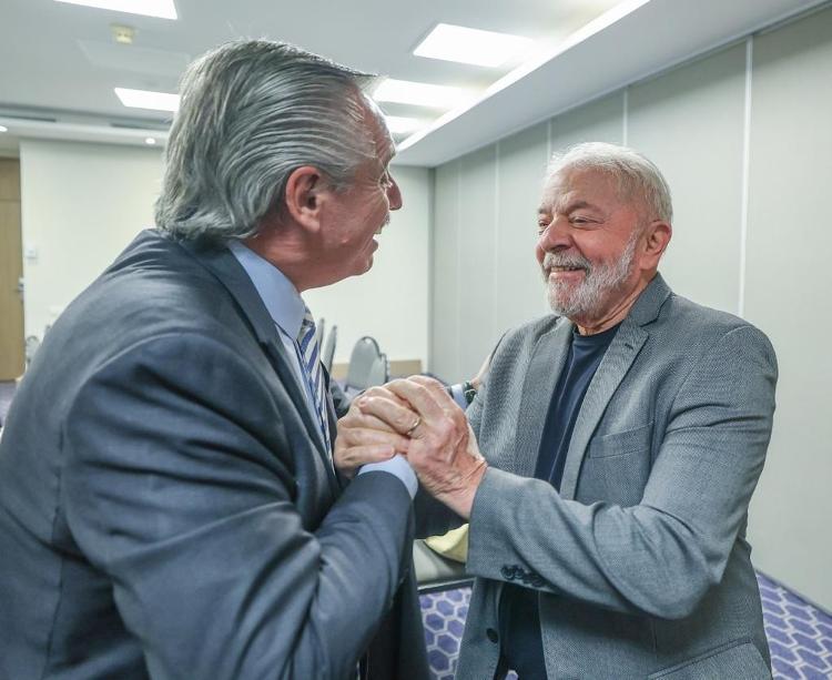 President-elect Luiz Inácio Lula da Silva meets with Argentine President Alberto Fernandez - Ricardo Stuckert - Ricardo Stuckert