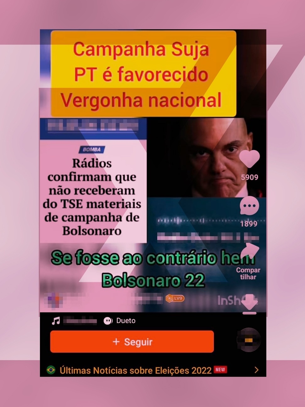 Bolsonaro não recebeu R$ 125 mi no Pix; post usa dados do DivulgaCand