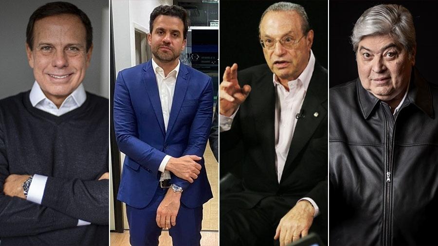 João Doria, Pablo Marçal, Paulo Maluf e José Luiz Datena são os candidatos a prefeito mais ricos que SP já teve desde 2008