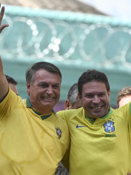 Bolsonaro e Ramagem: ambos indiciados pela PF por tentativa de golpe - Mauro Pimentel - 18.jul.2024/AFP