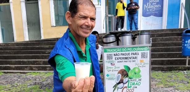 Ele lucra vendendo suco com receita misteriosa: 'Dois anos pra aperfeiçoar'