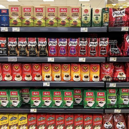 O café foi um dos produtos que tiveram baixa no preço