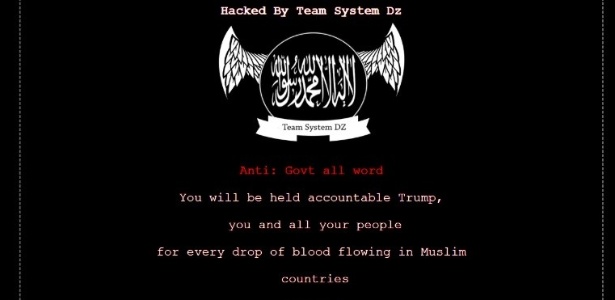 Site do governo de Washington, nos Estados Unidos, é vítima de ataque hacker - Reprodução