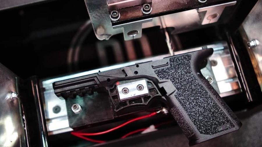 Pistola feita com impressora 3D vendida pela internet - Divulgação/Ghost Gunner
