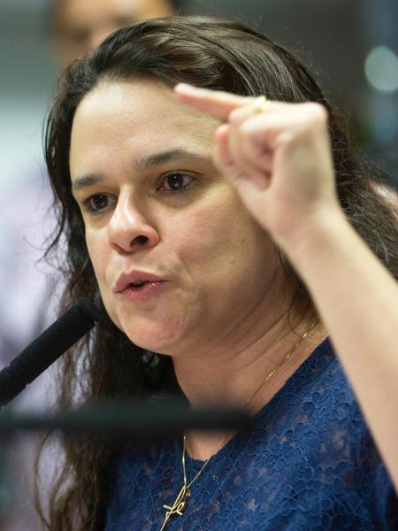 18.fev.2019 - A deputada estadual Janaina Paschoal (PSL) - BRUNO ROCHA/FOTOARENA/FOTOARENA/ESTADÃO CONTEÚDO