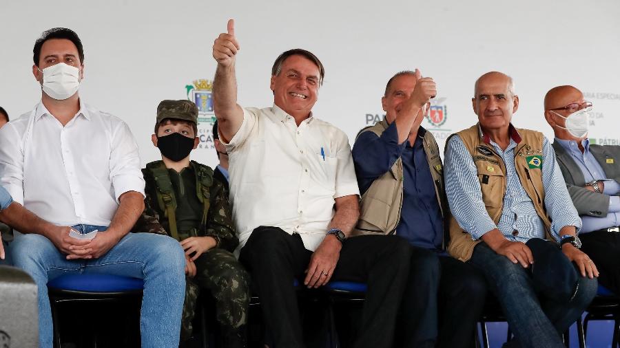 Bolsonaro na inauguração do Centro Nacional de Treinamento de Atletismo - CNTA - Alan Santos/PR