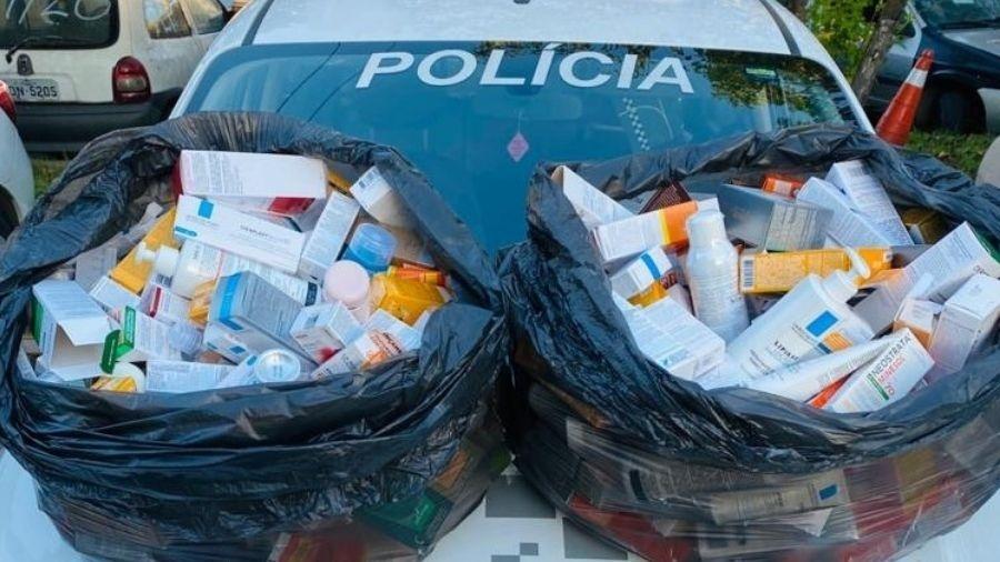 PM prende homem acusado de furtar R$ 40 mil em cosméticos de drogaria - Divulgação/Polícia Militar