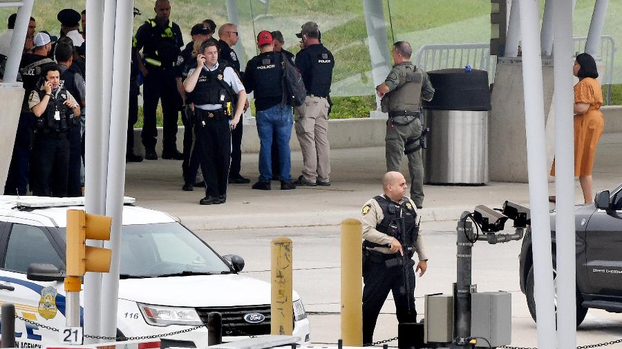 Segundo relatos, os tiros teriam sido ouvidos na estação de metrô localizada a poucos metros do Pentágono - Olivier Douliery/AFP
