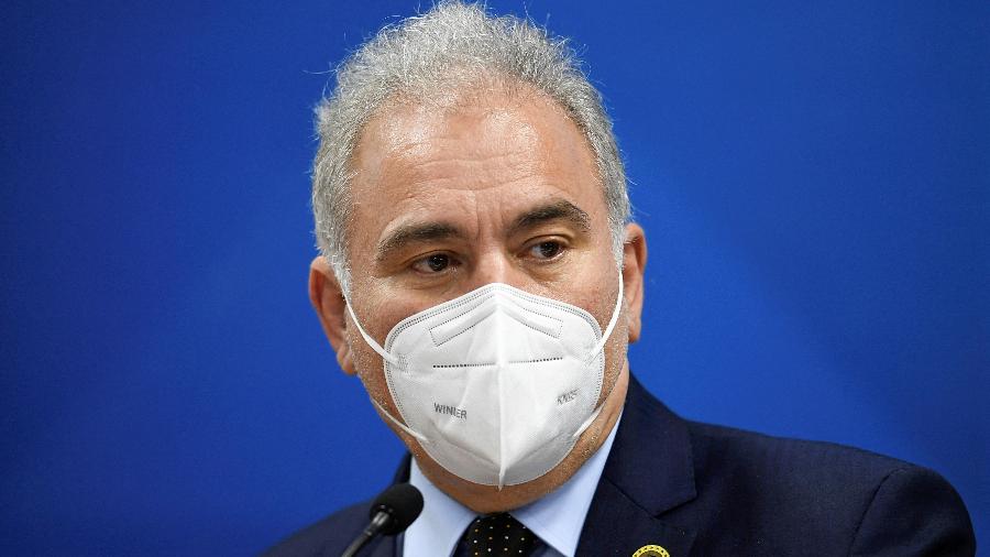 Ministro da Saúde, Marcelo Queiroga, rebateu críticas sobre distribuição de vacinas - Mateus Bonomi/Reuters
