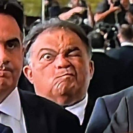 Quem é o homem que fez careta durante pronunciamento de Bolsonaro? - Reprodução