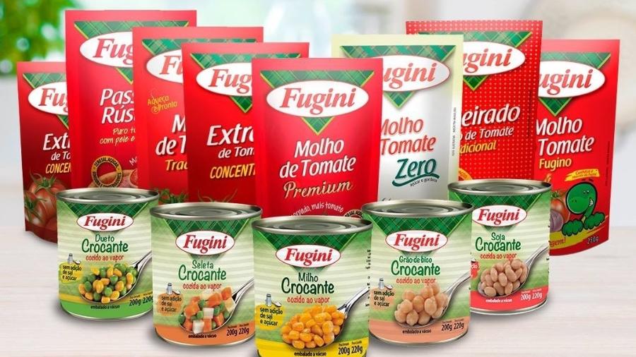 Produtos da Fugini tiveram a venda suspensa no final do mês passado - Reprodução/Facebook/Fugini