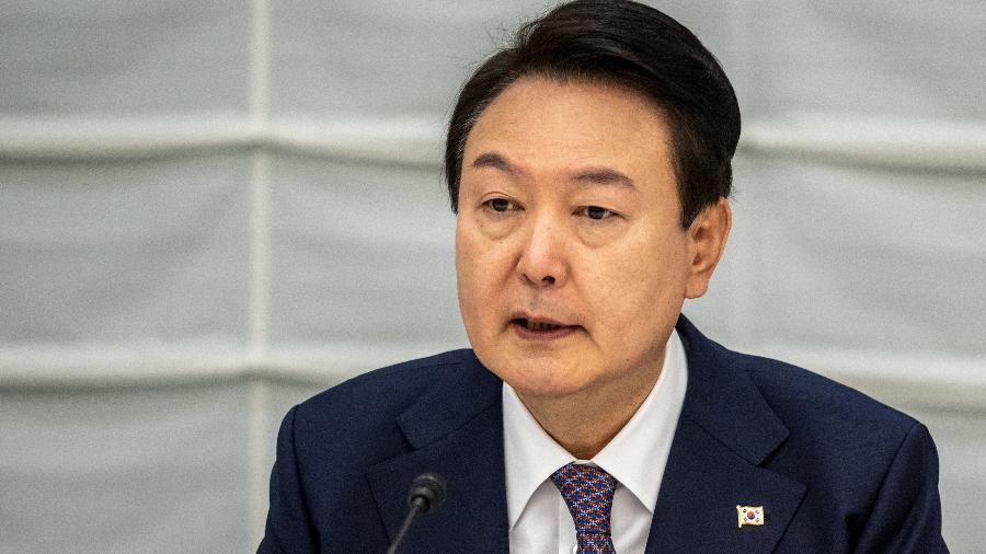 Presidente da Coreia do Sul, Yoon Suk-yeol - Philip Fong via REUTERS