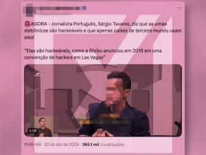Influenciador português engana sobre urnas brasileiras hackeadas nos EUA