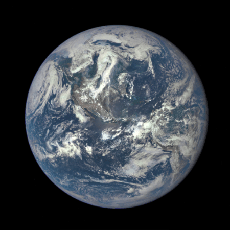 Em imagem de 2015, câmera instalada em um satélite da Nasa registrou detalhes da Terra - Nasa