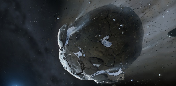 A Nasa estima que o asteroide 2016 NF23 tenha entre 70 e 150 metros de diâmetro - AFP/Mark A. Garlick