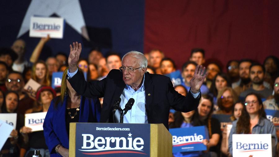 22.fev.2020 - Bernie Sanders, democrata americano - Callaghan O"hare/Reuters