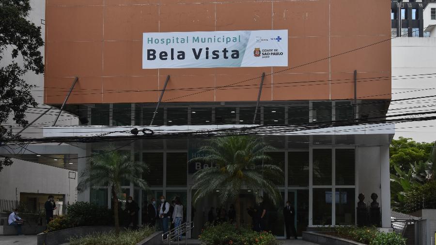 Fachada do Hospital Municipal da Bela Vista, no centro de São Paulo