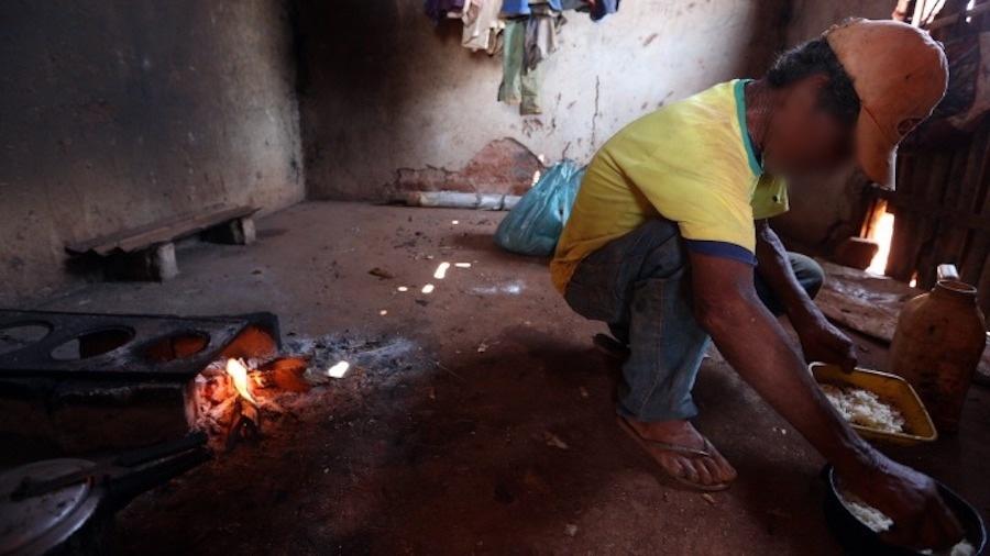 Trabalhador de 67 anos resgatado na produção de sisal na Bahia - Sergio Carvalho/AFT