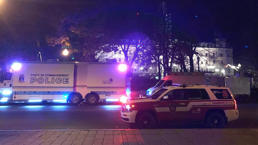 Ataque com faca que deixou 2 mortos e 5 feridos ocorreu perto da Assembleia Nacional da província de Quebec, no Canadá - Reprodução/Twitter @iciquebec