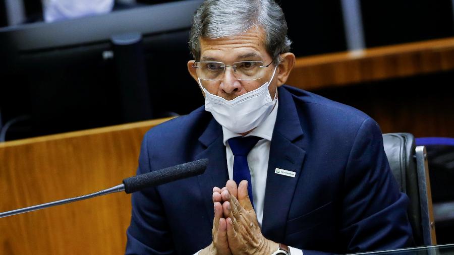 O presidente da Petrobras, Joaquim Silva e Luna, fala à Câmara dos Deputados - Adriano Machado/Reuters