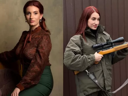 Ukrainian female sniper Emerald tells about being pregnant on front line