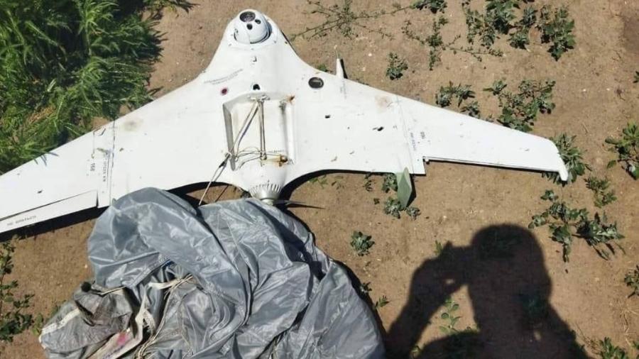 Drone kamikaze derrubado pela Ucrânia - Ministério da Defesa da Ucrânia