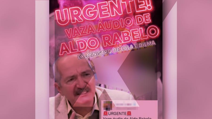 13.jun.2022 - Áudio atribuído a Aldo Rebelo é falso - Projeto Comprova