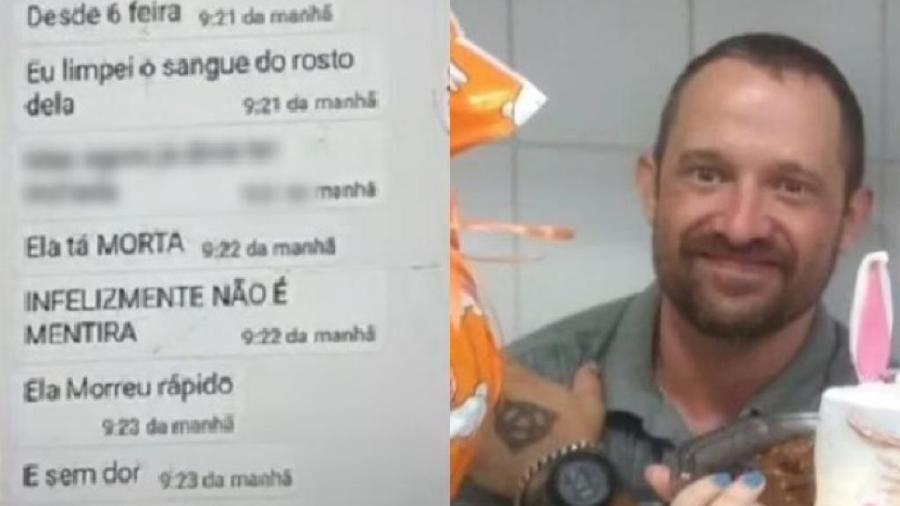 Lucas enviou mensagem ao pai da vítima e família encontrou corpo de mulher em estado de decomposição