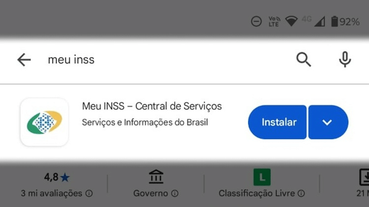 Passo a passo para baixar aplicativo Meu INSS Passo a passo para baixar aplicativo Meu INSS
