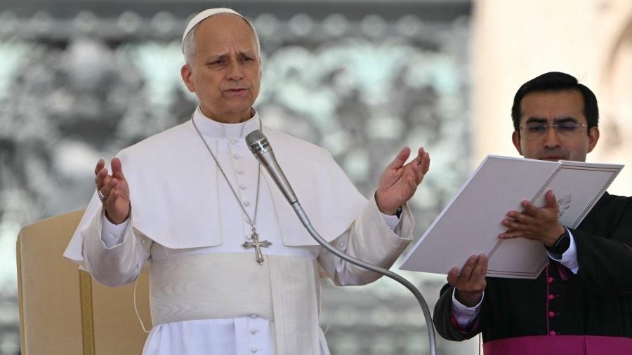 17.jun.2026 - Leão XIV celebra acordo entre EUA e Irã, em audiência semanal no Vaticano