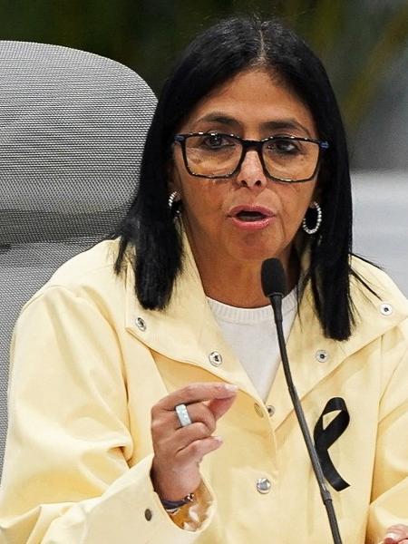 02.jul.26 - A presidente interina da Venezuela, Delcy Rodríguez 02.jul.26 - A presidente interina da Venezuela, Delcy Rodríguez