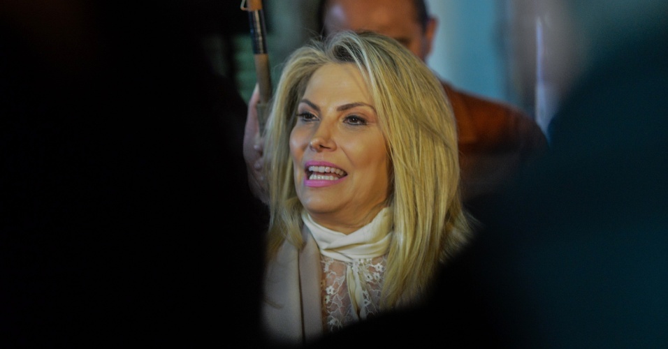 16.ago.2018 - Nesta quinta feira(16) aconteceu o primeiro debate politico para governador do Parana na Band de Curitiba. Personagem: Cida Borguetti (PP)