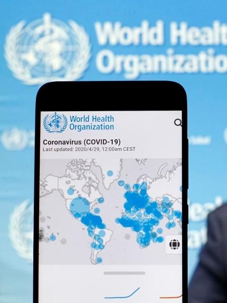 O diretor-geral da OMS (Organização Mundial da Saúde), Tedros Adhanom Ghebreyesus, durante coletiva de imprensa - Pavlo Gonchar/SOPA Images/LightRocket via Getty Images