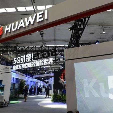 Estande 5G da Huawei em feira na China - Reprodução Xinhuia