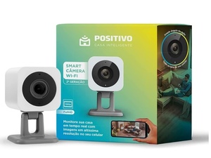 Smart Câmera Wi-Fi - Positivo Casa Inteligente - Divulgação - Divulgação