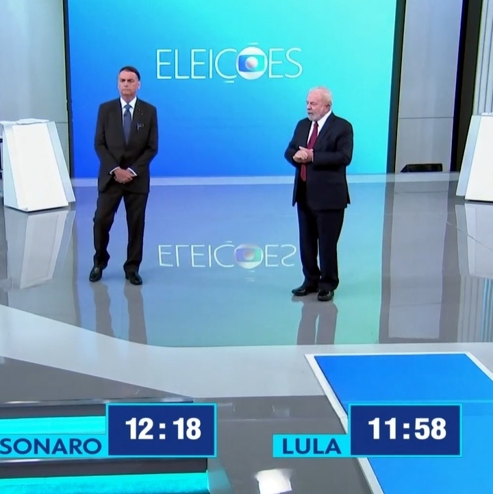 Debate: Lula e Bolsonaro estancam desgaste, dizem equipes - 29/10