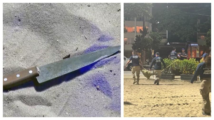 Operação recolheu objetos escondidos na areia de Copacabana