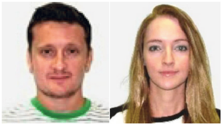 O casal Vladimir Aleksandrovich Danilov (Manuel Francisco Pereira) e Yekaterina Leonidovna Danilova (Adriana Carolina Pereira)